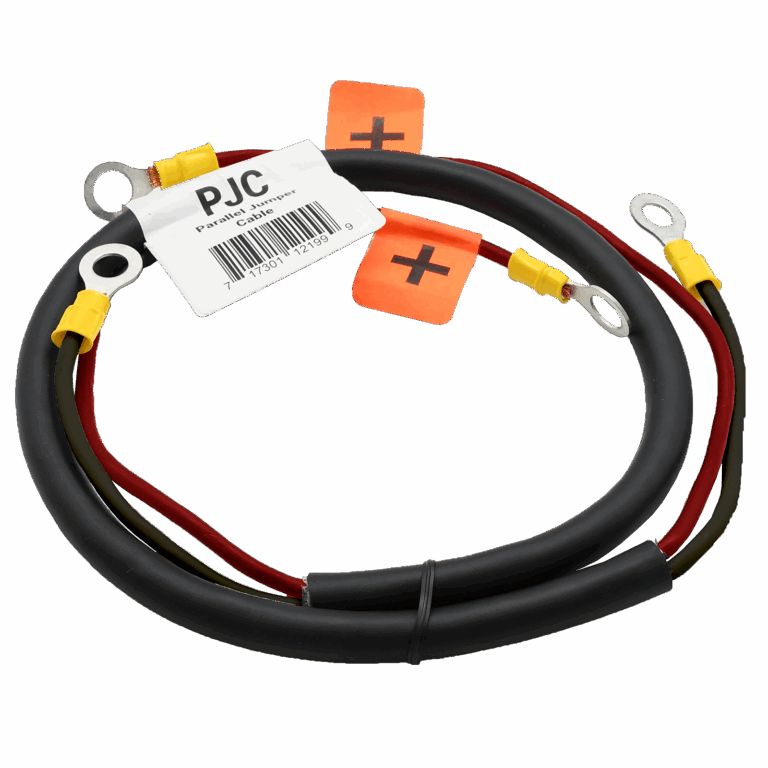 The Basement Watchdog Parallel Jumper Cable tightly coiled