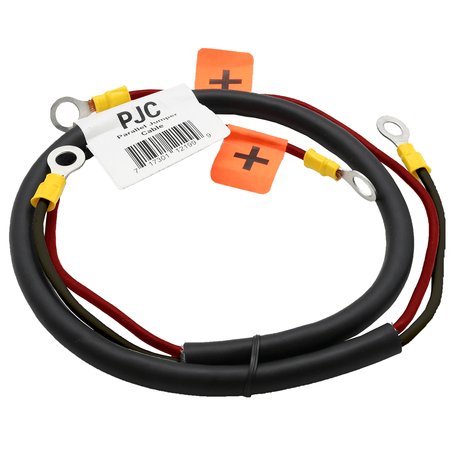 The Basement Watchdog Parallel Jumper Cable tightly coiled