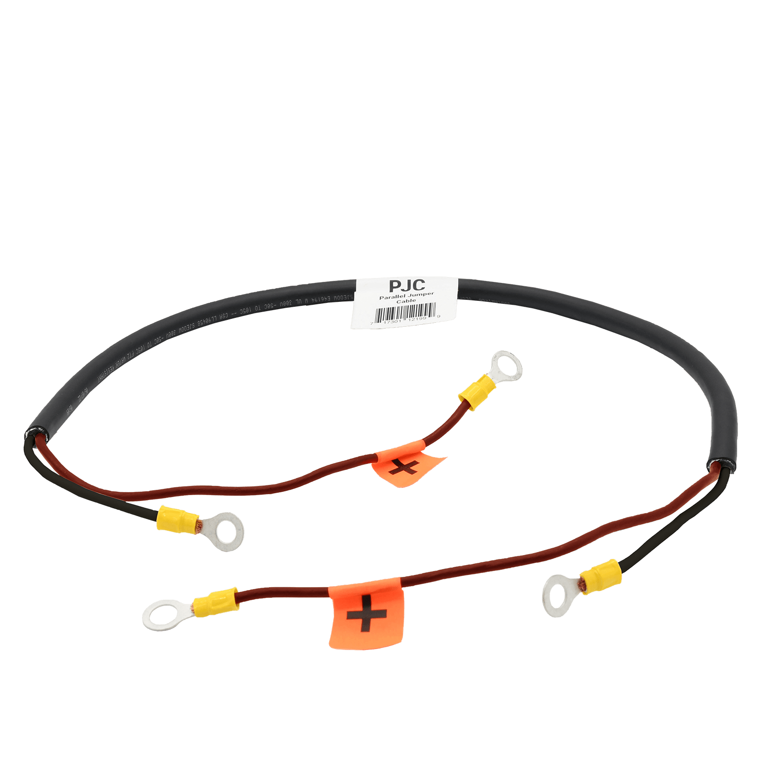 The Basement Watchdog Parallel Jumper Cable loosely coiled