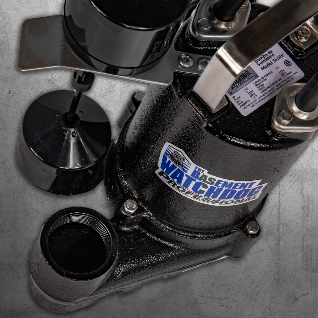 The construction of The Basement Watchdog SI series (SI-33V, SI-50V) of AC primary sump pumps is rugged, made out of sturdy, premium components so it's long lasting.