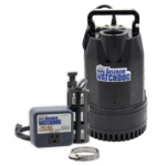 The Basement Watchdog SIT-33D Cast-Iron Top Discharge Primary Pump with Caged Dual Float Switch