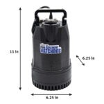 The Basement Watchdog SIT-33D sump pump product dimensions