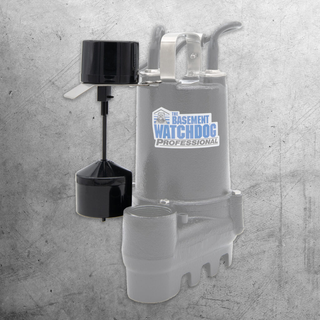 The Basement Watchdog SI series of primary sump pumps feature a professional-grade, built-in vertical switch for years of reliable operation in sump or effluent applications.