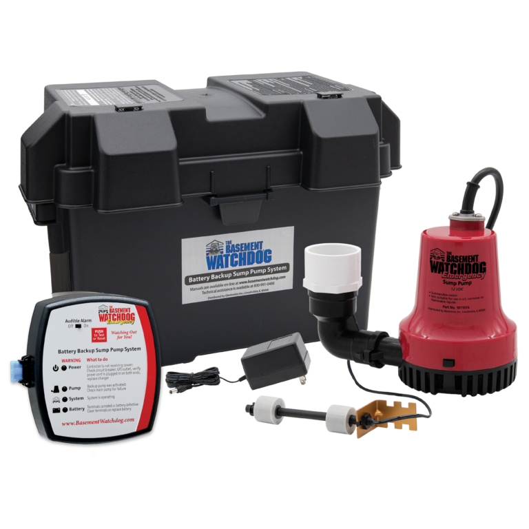 The Basement Watchdog Emergency Battery Backup Sump Pump System