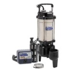 The Basement Watchdog BWSS100 primary sump pump with caged Dual Float Switch and controller