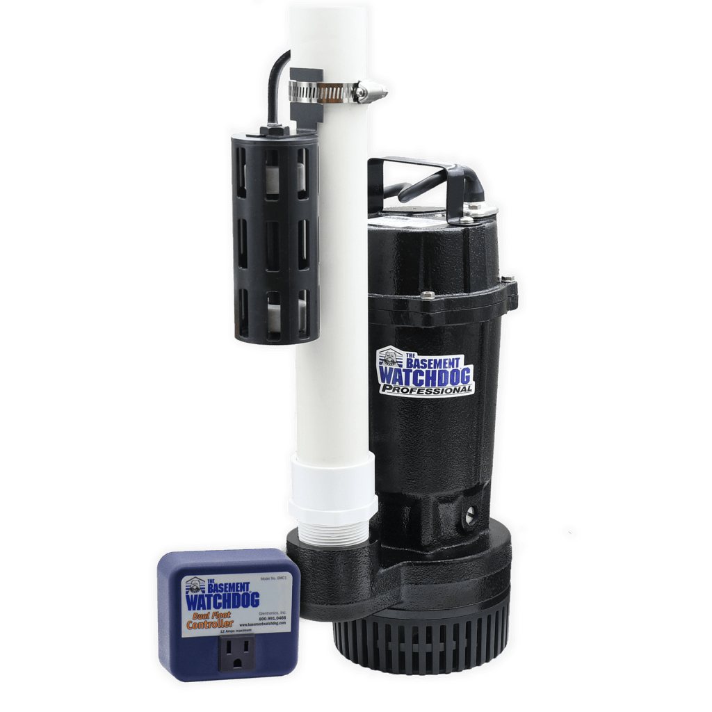 The Basement Watchdog BWT050 ½ HP AC primary pump with Dual Float Switch and controller
