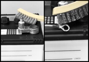 How to clean the battery terminals