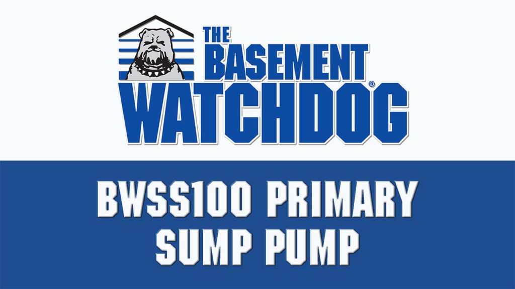 The Basement Watchdog BWSS100 primary pump video thumbnail