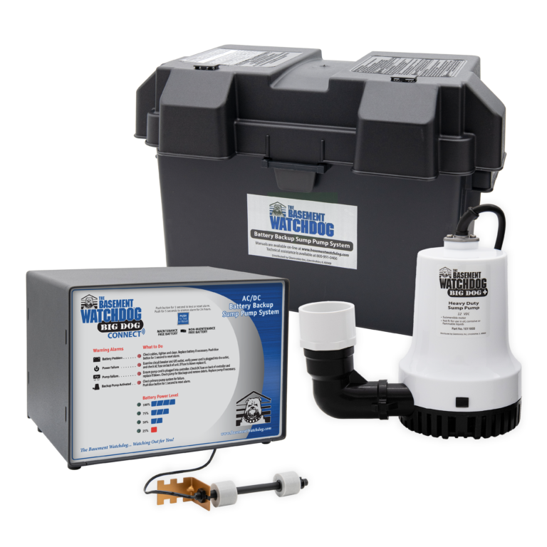 The Basement Watchdog Big Dog CONNECT Backup Sump Pump System
