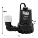 The Basement Watchdog Special (BWSP) battery backup sump pump dimensions
