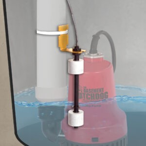 Uncaged Dual Float Switch Activates The Basement Watchdog Emergency Battery Backup Sump Pump