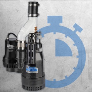 The Basement Watchdog Big Combo CONNECT (CITS-50) is preassembled and preplumbed for easy installation