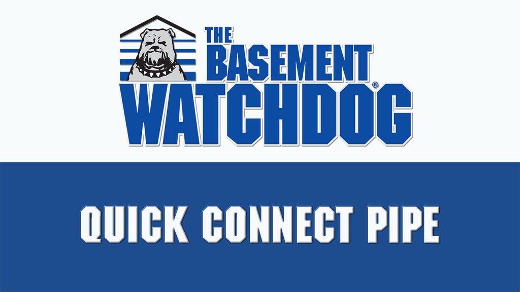 The Basement Watchdog Quick Connect Pipe video thumbnail