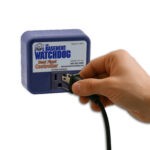 The primary pump's power cord must be plugged into the front of the BWC1 controller unit