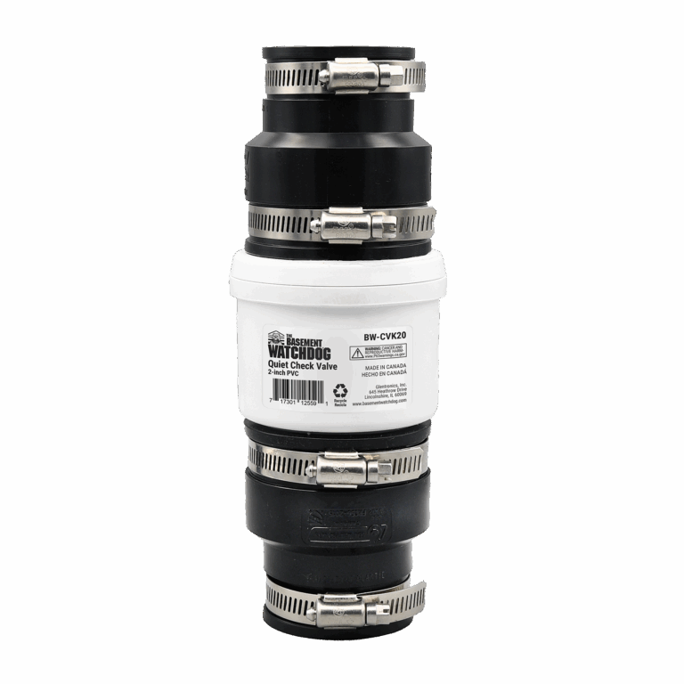 2-inch check valve that is built solid to protect your basement