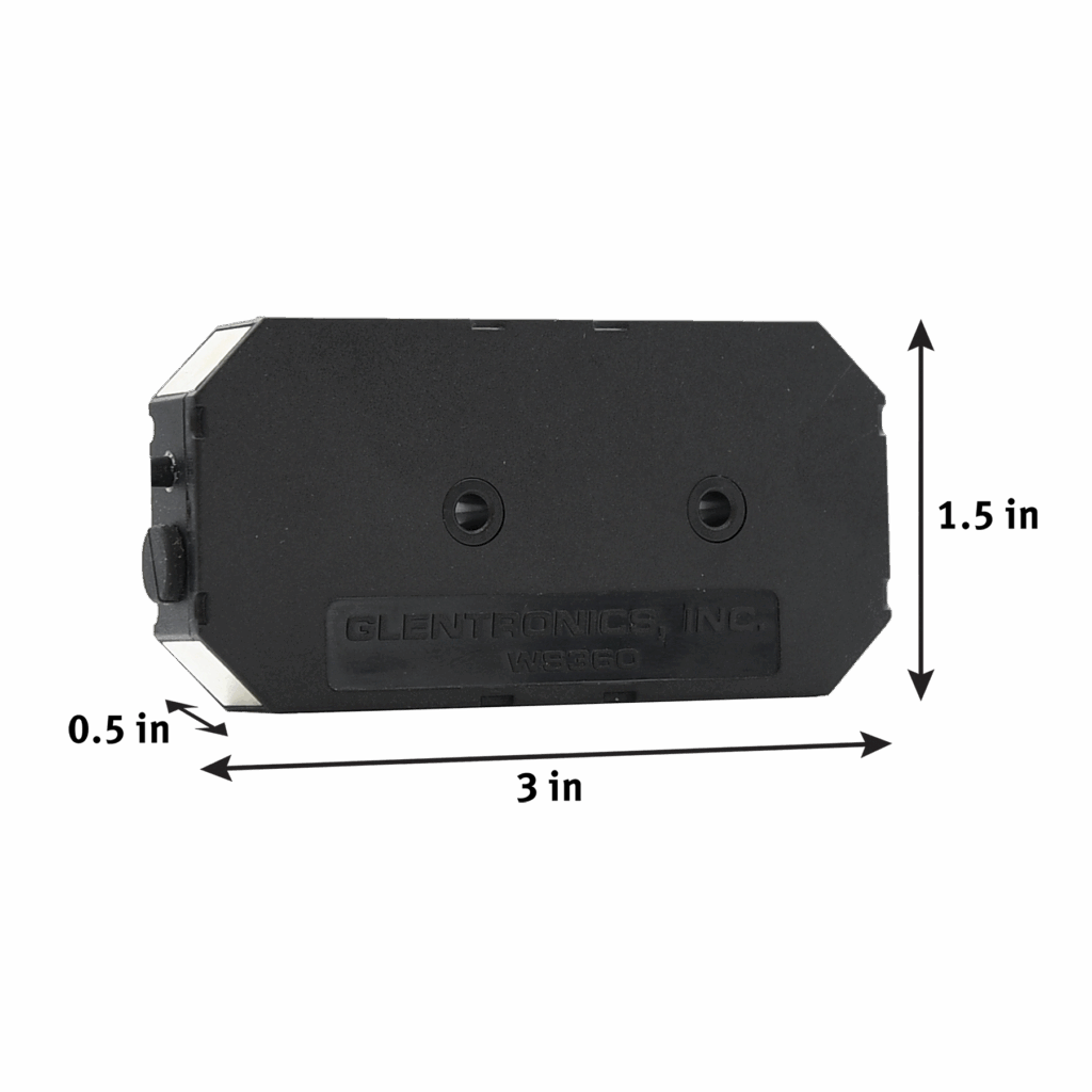 The Basement Watchdog 360˚ Water Sensor (BW-WS360) is compact enough to fit in small spaces to monitor water