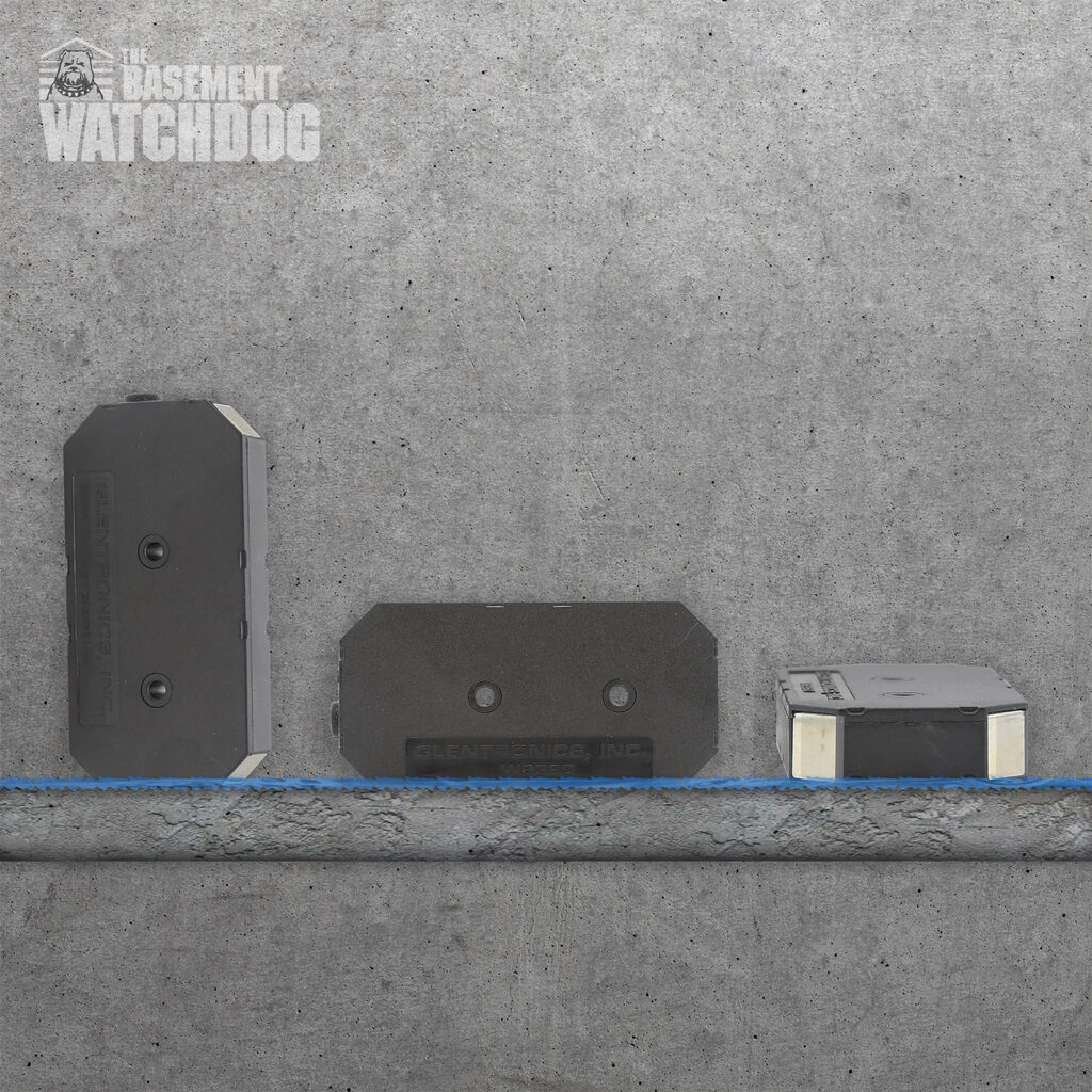 The patented design of The Basement Watchdog 360° Water Sensor (BW-WS360) allows it to detect water on any side