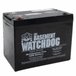 The Basement Watchdog maintenance-free standby battery (BW-27AGM) facing right