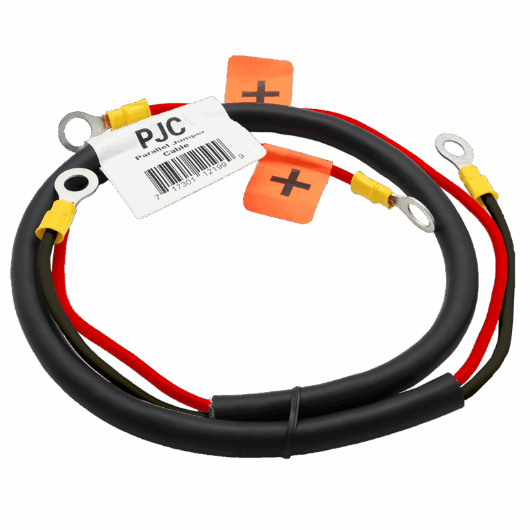 The Basement Watchdog Parallel Jumper Cable (PJC) tightly coiled