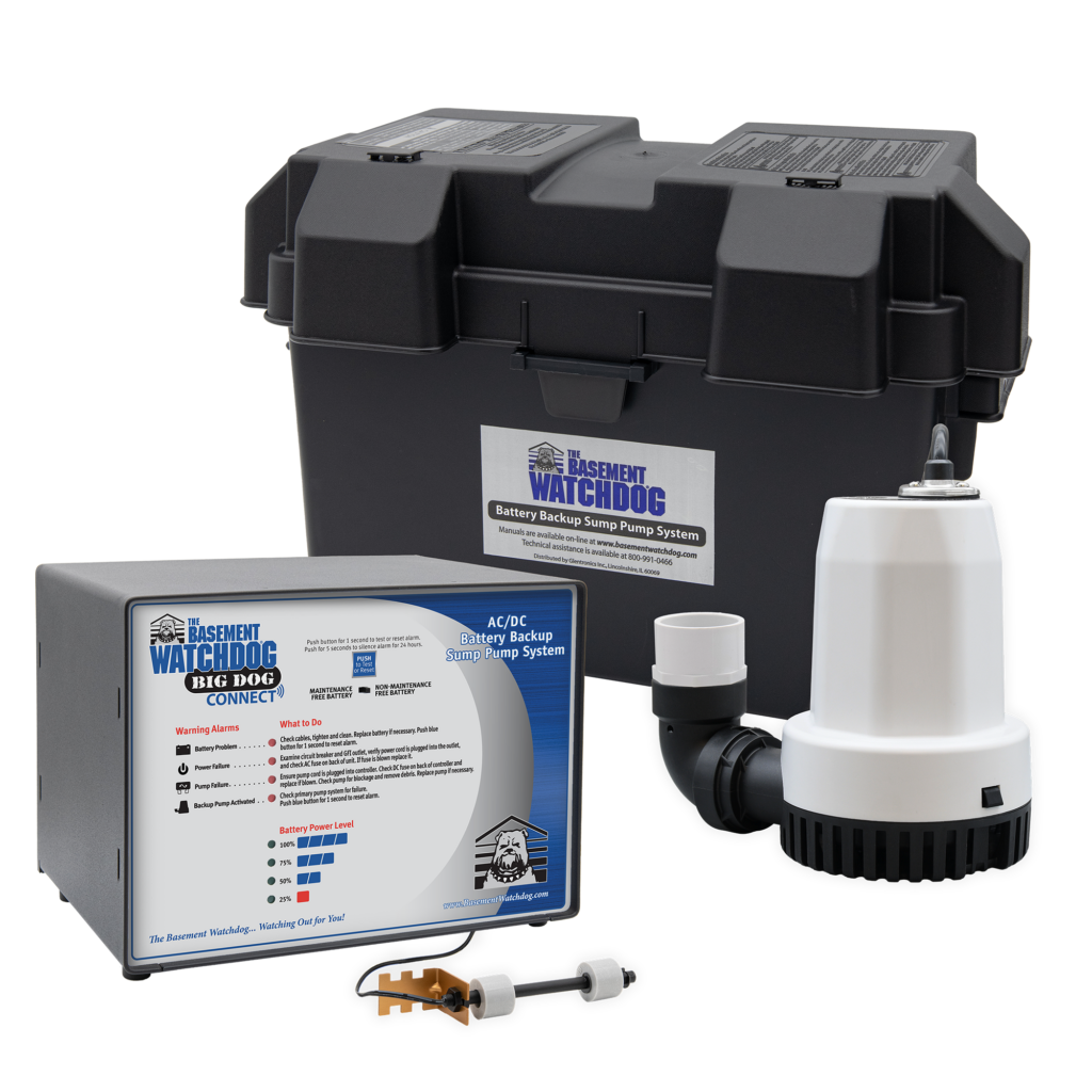 The Basement Watchdog Big Dog Battery Backup Sump Pump System