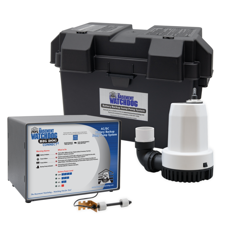 The Basement Watchdog Big Dog Battery Backup Sump Pump System