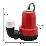 BWE Emergency Backup Pump Dimensions