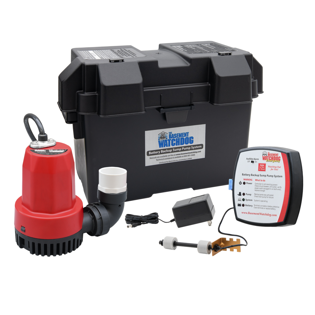 The Basement Watchdog Emergency Battery Backup Sump Pump System