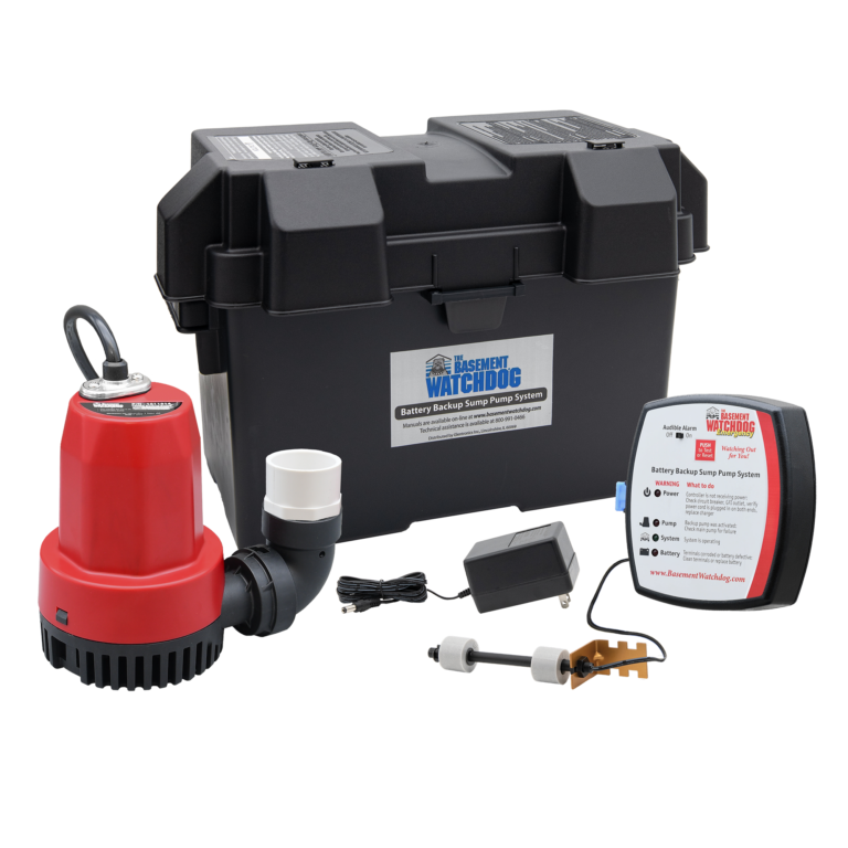 The Basement Watchdog Emergency Battery Backup Sump Pump System