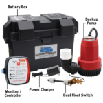 The Basement Watchdog Emergency Battery Backup Sump Pump System
